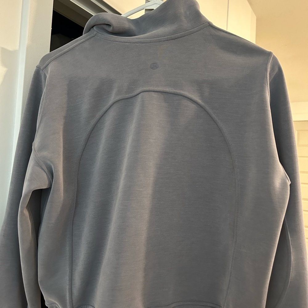 lululemon athletica Charcoal Half-Zip Sweatshirt - Picture 4 of 5